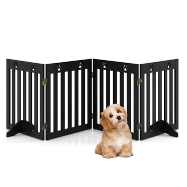 120 CM 8-Panel Height Anti-Rust Pet Playpen with Lockable Gate