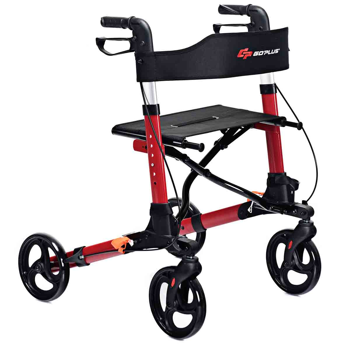 Lightweight Aluminium Folding Walking Mobility Aid With 4 Wheels