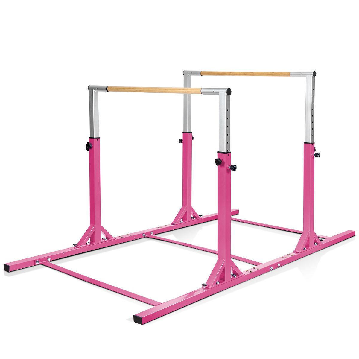 Kids Parallel Gymnastics Bar with Adjustable Width and 11-Level Heights