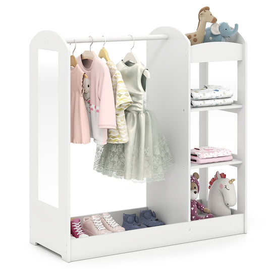 Kids Dress up Storage with Mirror
