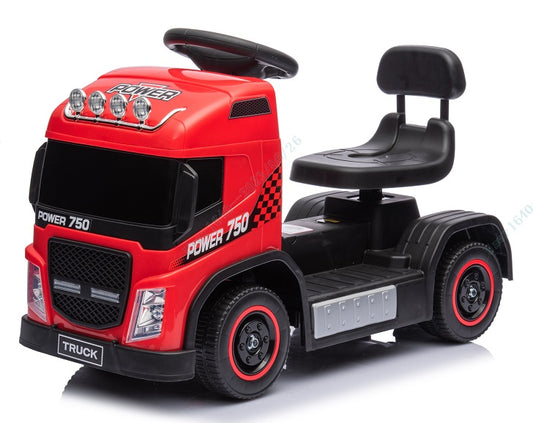 Kids Electric Ride-on Truck with Height Adjustable Seat and LED Lights