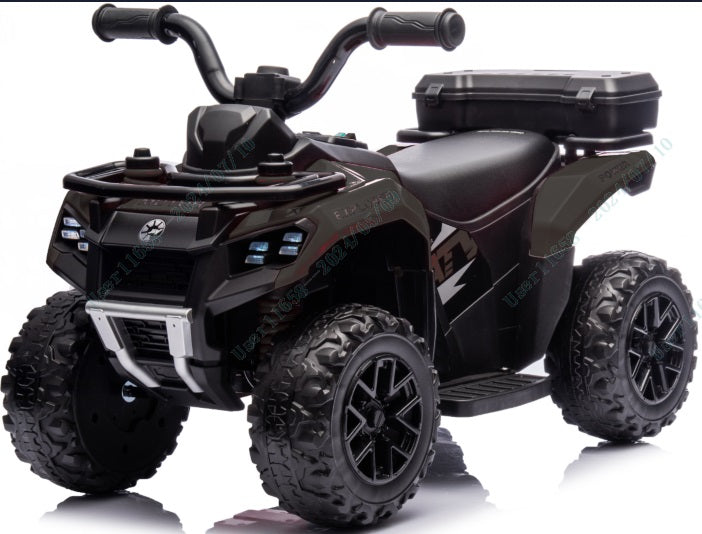 6V Kids Electric Quad Bike with Spray Function and Storage Box