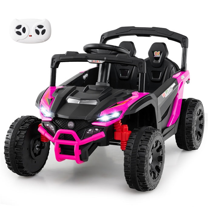 12V Kids Ride On Car Electric UTV with LED Lights and Music
