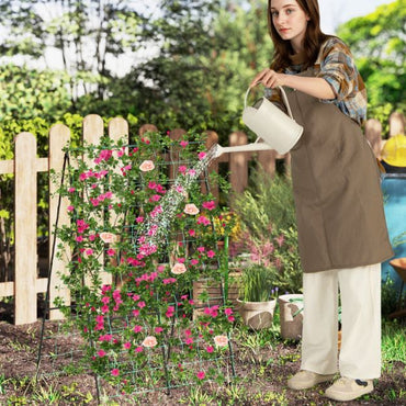 A-Frame Outdoor Trellis for Climbing Plants Garden Trellis