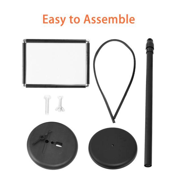A3 Adjustable Poster Stand with Adjustable Height and 360° Rotation