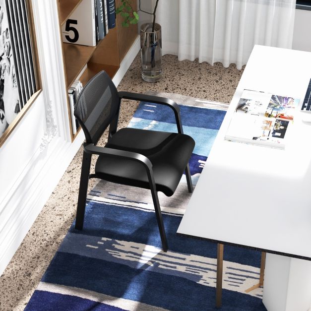 Waiting Room Chairs Set of 2 with Armrests