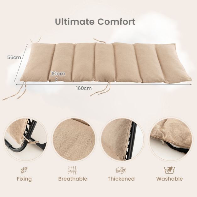 Adjustable Metal Zero Gravity Lounge Chair with Cup Holder Tray