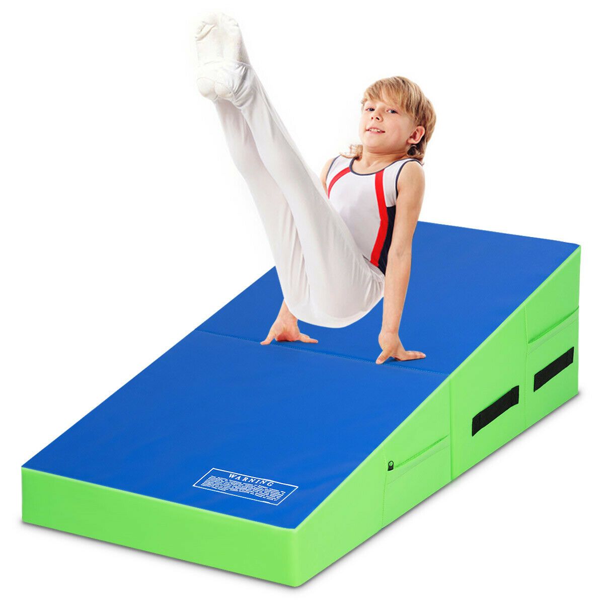 Sports Incline Wedge Folding Yoga Gymnastic Tumbling Mat