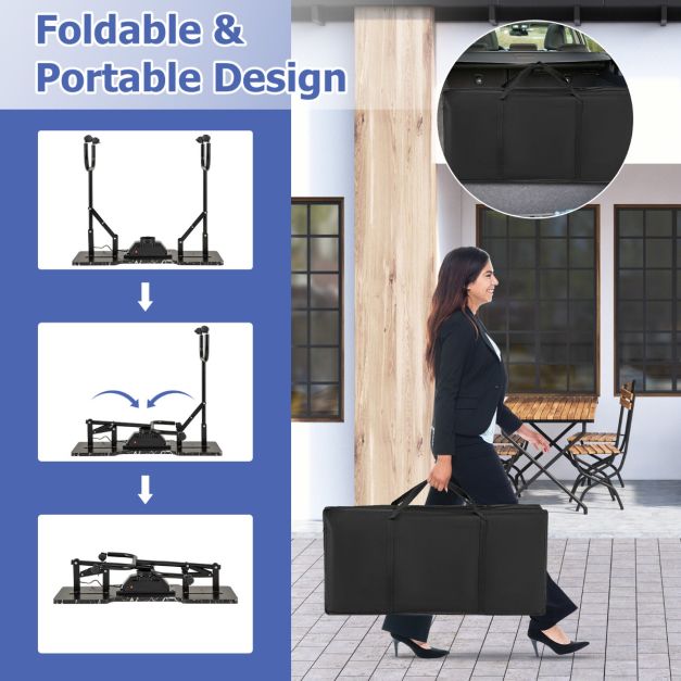 Portable Folding Manicure Nail Table with Electric Dust Collector