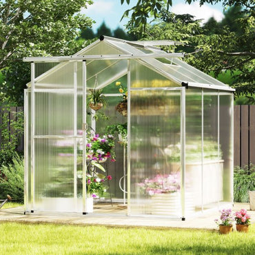 185 x 185 cm/244 x 185 cm Greenhouse Large Walk-in Green House