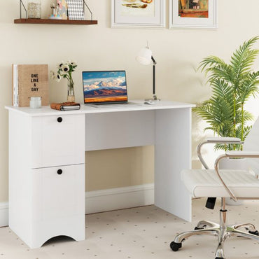 Home Office Writing Desk with 2 Drawers