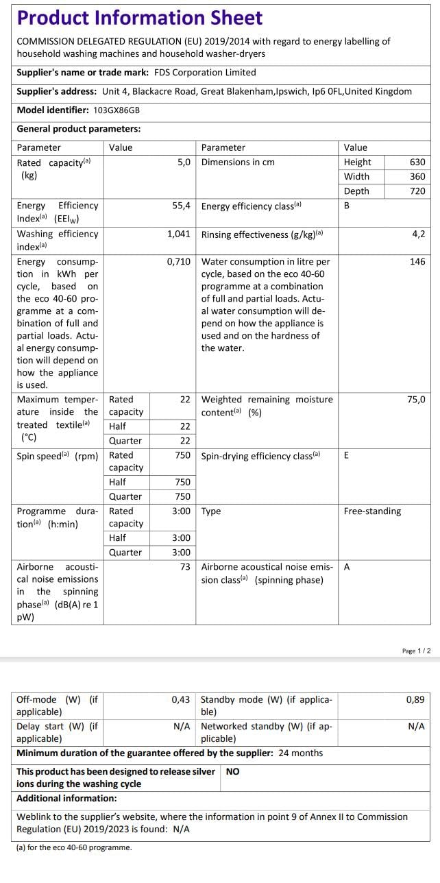 Twin Tub Washing Machine 8kg Total Capacity with Timer Control