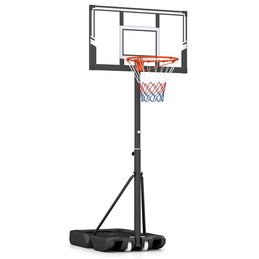 1-3.05m Portable Basketball Hoop Outdoor with Shatterproof Backboard