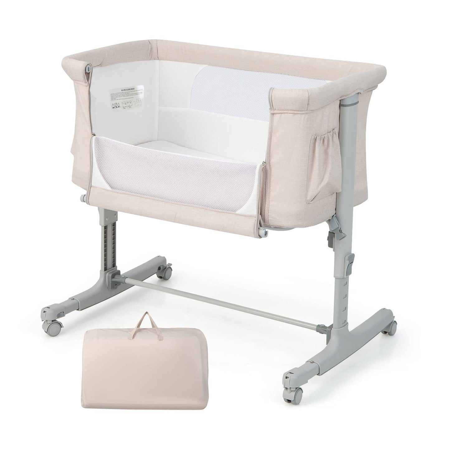 Easy Folding Cot Bed with Mattress
