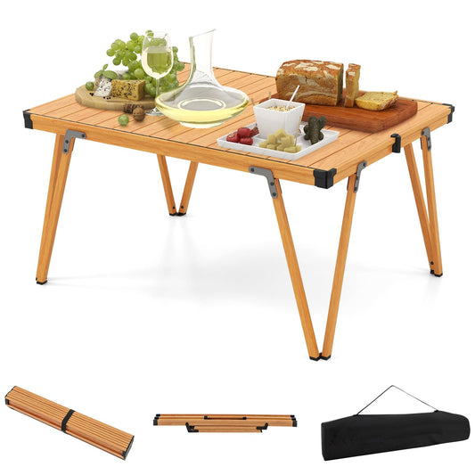 80kg Capacity Roll Up Portable Picnic Table with Storage Bag