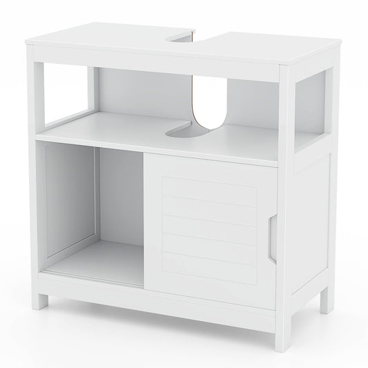 Bathroom Sink Cupboard Under Sink Vanity Cabinet with Sliding Doors