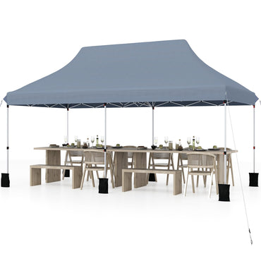 300 x 600 cm Pop up Canopy Tent with Carry Bag and 6 Sandbags