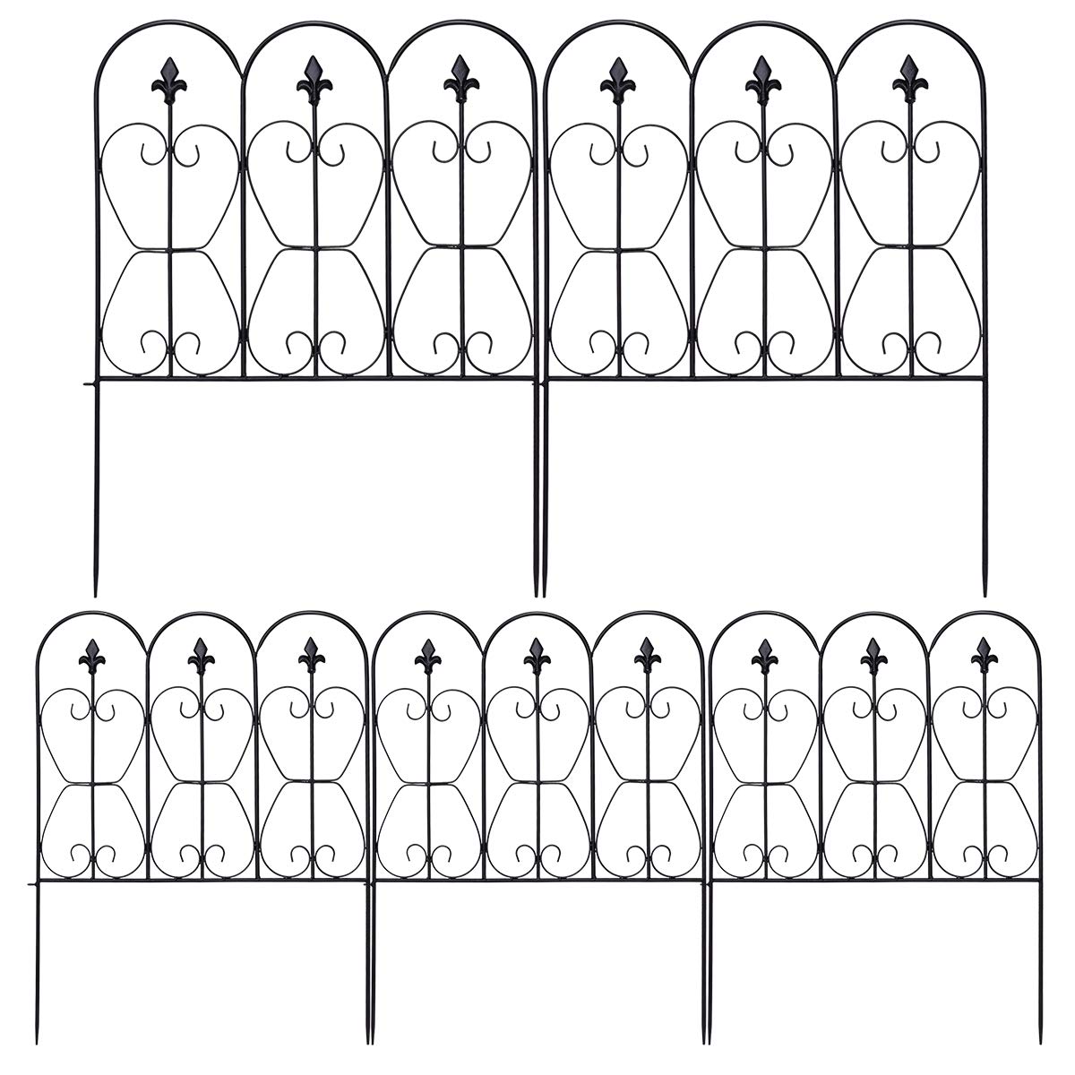Outdoor Coated Metal Rustproof Landscape Decorative Fencing Panels