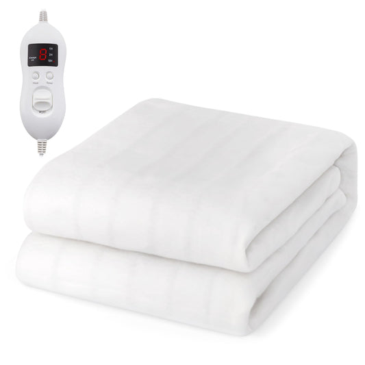 Heated Mattress Pad with 8 Temp Settings and Timing Function