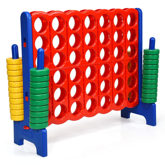Giant Connect 4 with 42 Jumbo Rings & Quick-Release Slider