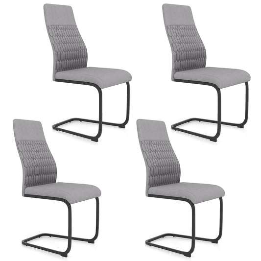 Modern Dining Chair Set of 4 Upholstered Accent Chair