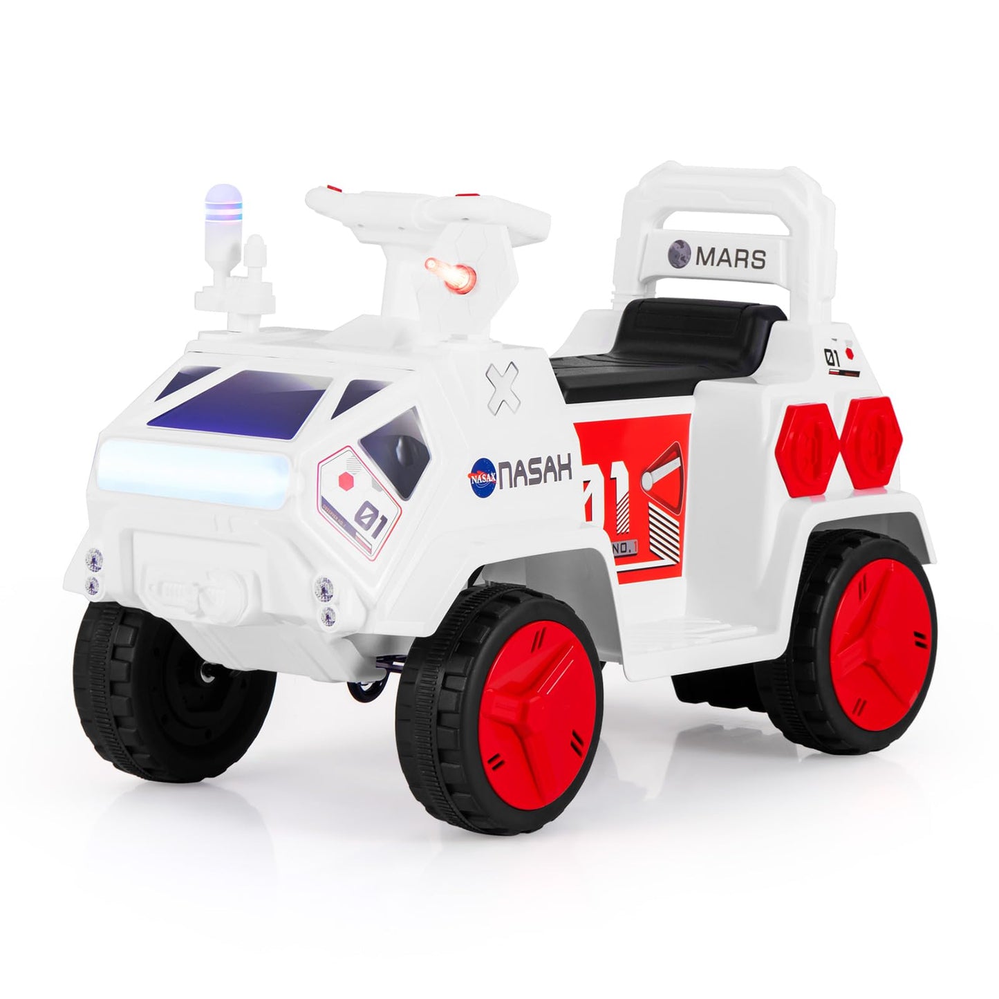 6V Kids Ride on Car Electric 4-Wheeler for Kids with Music