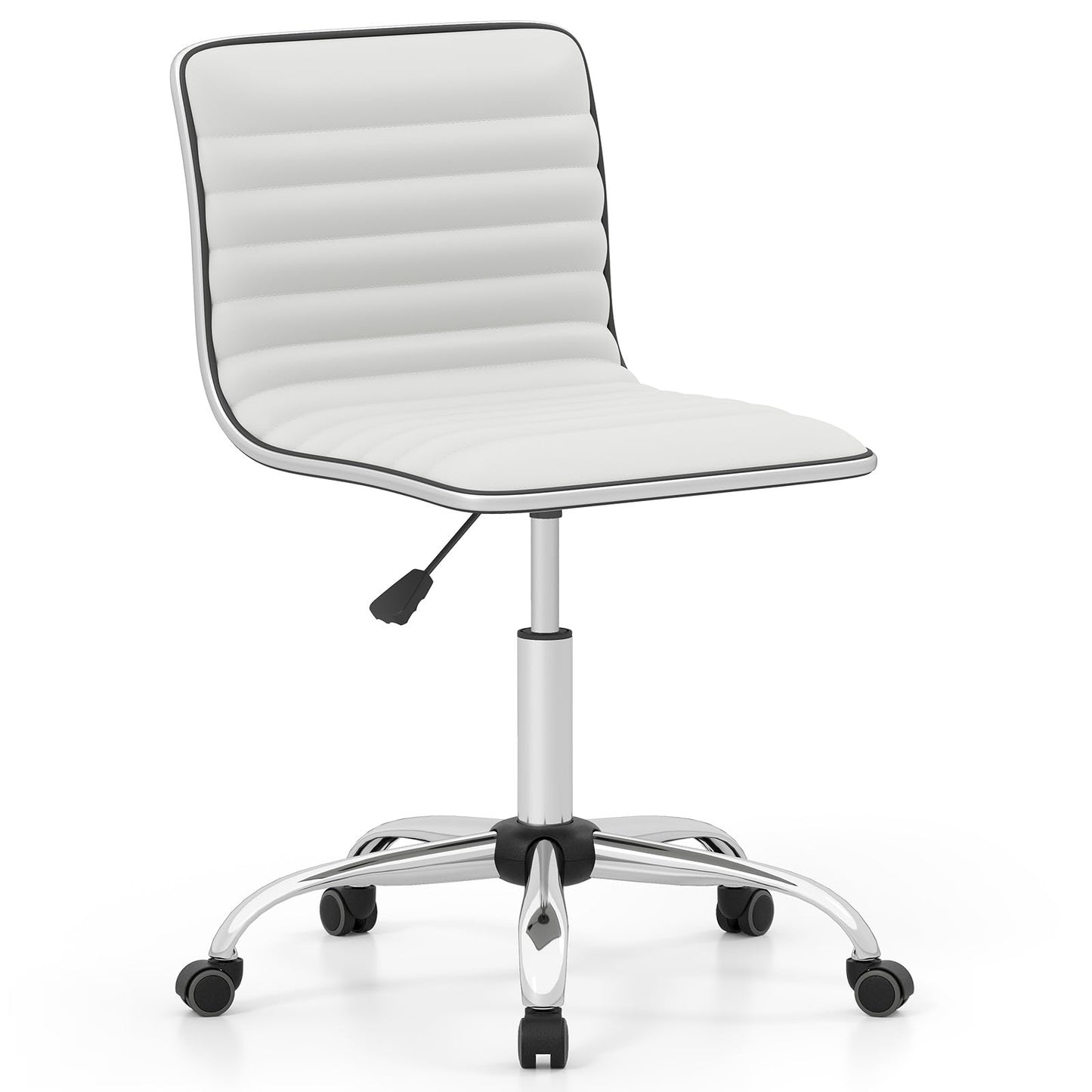 Adjustable Office Chair with Swivel Seat and Universal Wheels