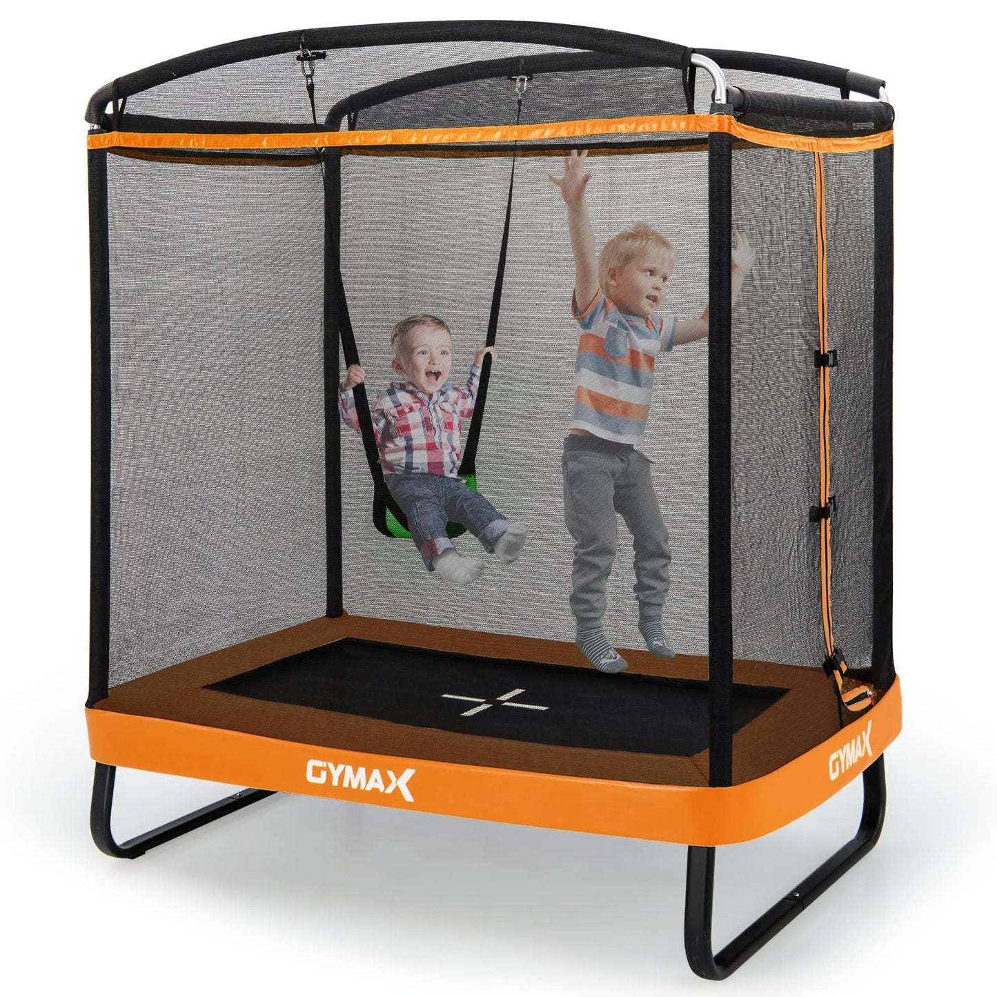 Rectangle Trampoline with Enclosure Net