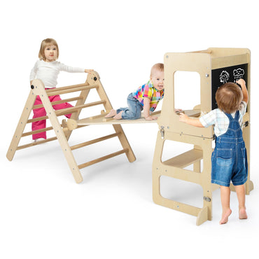 7 in 1 Toddler Climbing Frame for Boys Girls