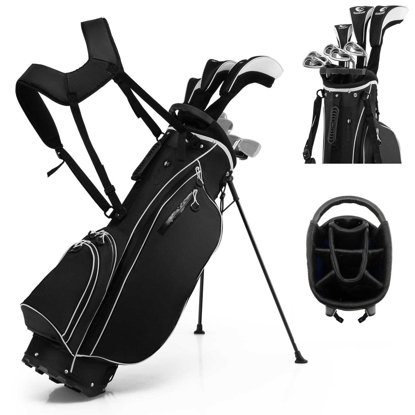 Men's Complete Golf Clubs Package Set 10 Pieces