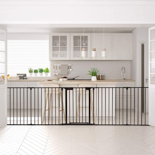 Metal Baby Safety Playpen with Automatically Close Door