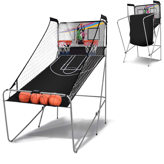 Dual Shot Electronic Foldable Basketball Arcade Game
