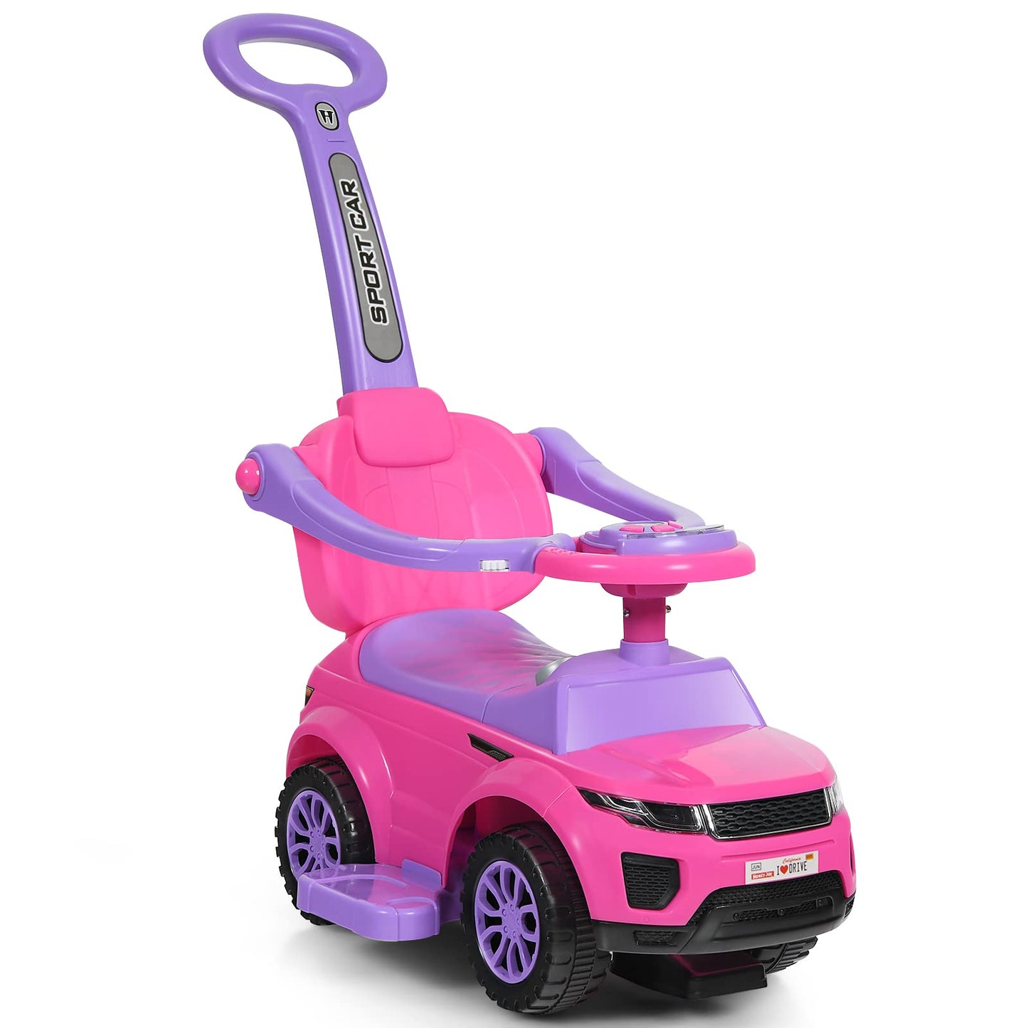 3 in 1 Kids Ride on Push Car