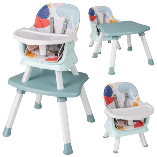6 in 1 Convertible High Chairs for Babies and Toddlers