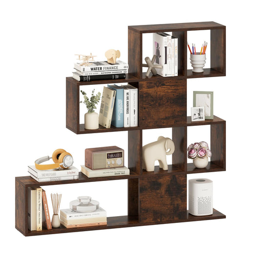 Wooden Display Bookshelf Corner Rack