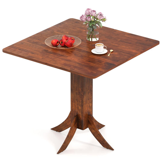 33 Inch Square Dining Table with Pedestal Base