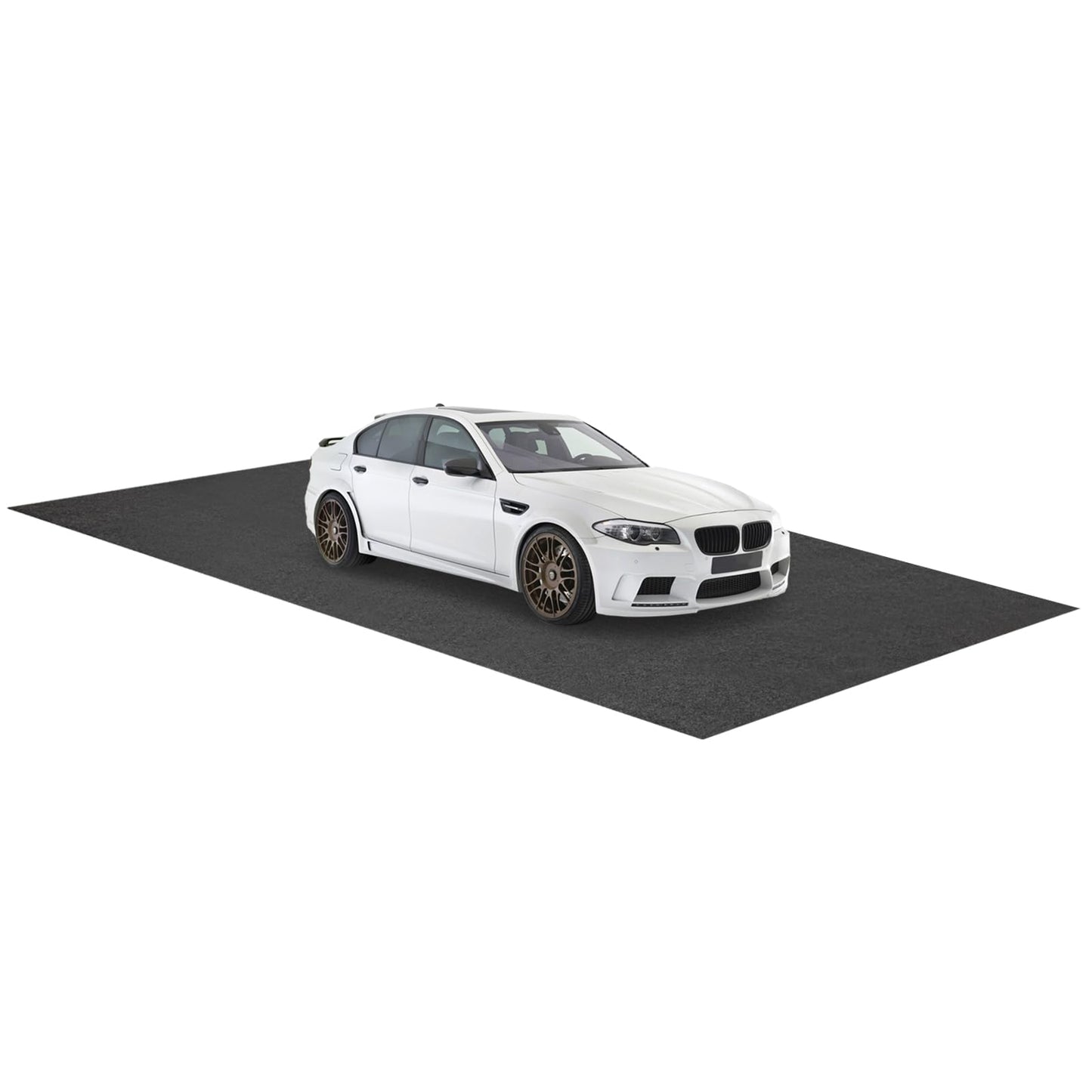Absorbent Oil Spill Parking Mat Includes Double Sided Tape