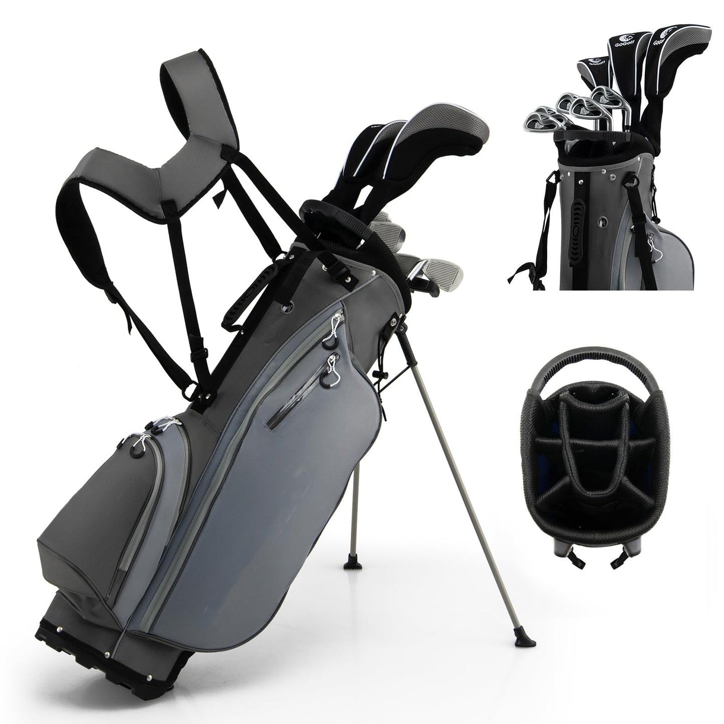 Men's Complete Golf Clubs Package Set 10 Pieces