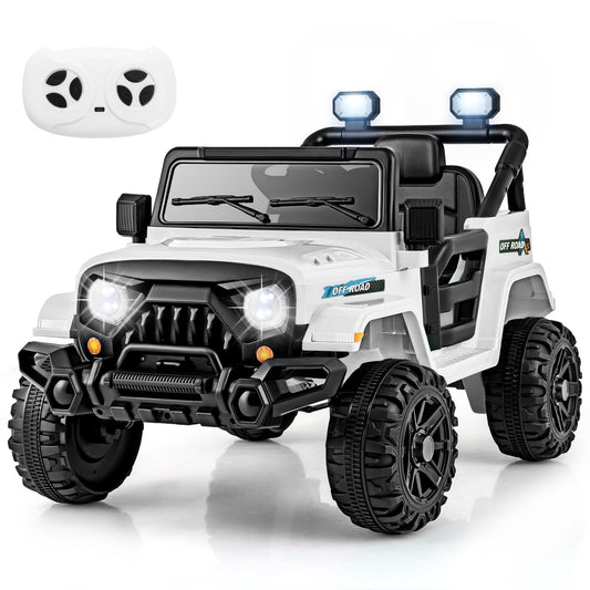 12V Kids Ride on Truck with Remote Control and 3 Speeds