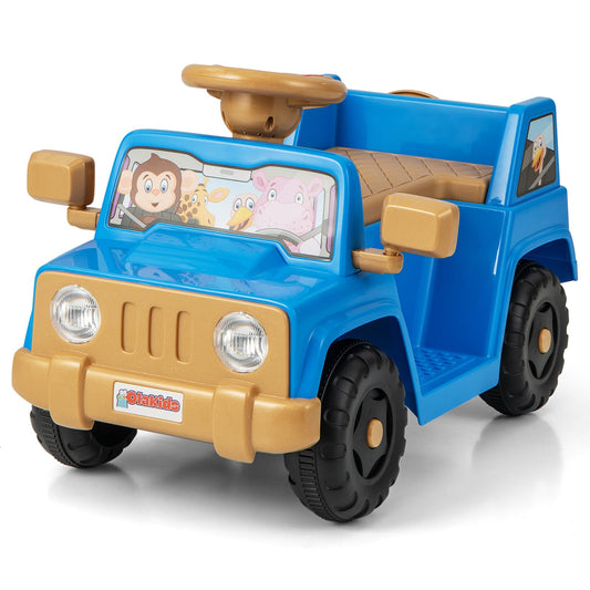 6V Kids Riding Toy with Sound Effects One-Button Start