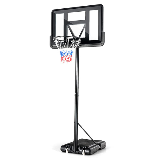 Portable Basketball Hoop with 1.35-3.05m Adjustable Height