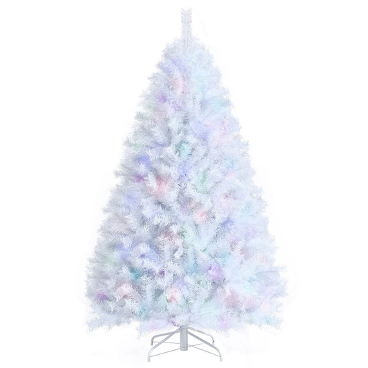 150CM White Hinged Artificial Christmas Tree with 792 Tips