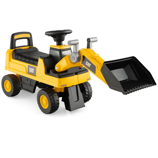 Kid's Ride on Excavator with Adjustable Bucket
