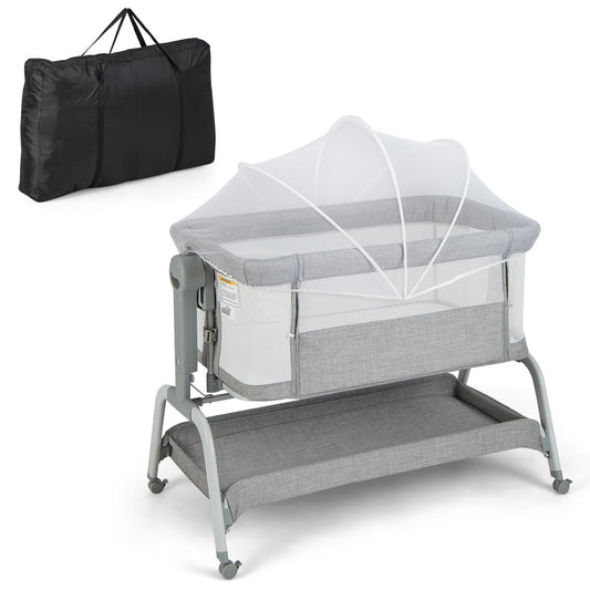 Heights Adjustable Rocking Bassinet with Mattress