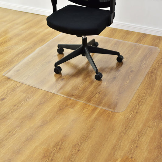 120x120cm Office Chair Mat, Transparent Non Slip PVC Floor Protection Mat