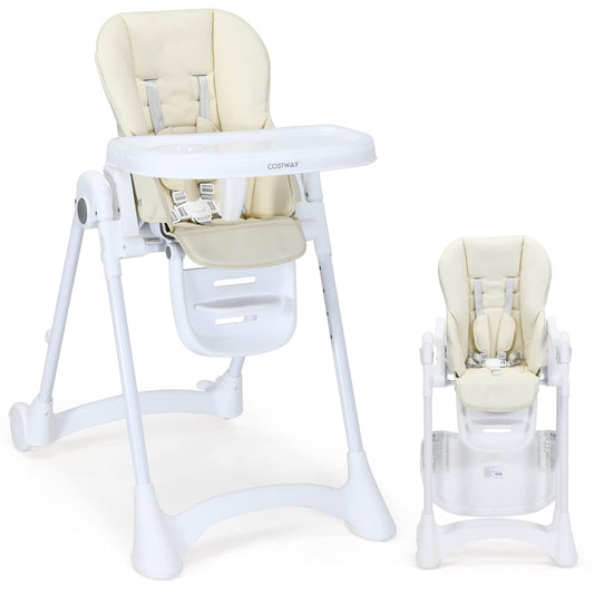 Height Adjustable Folding Highchair for Babies and Toddlers