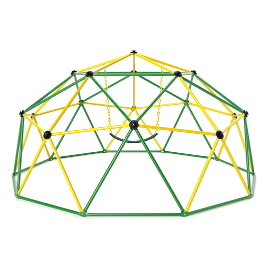 10FT Toddler Climbing Frame Monkey Bar Jungle Gym with Swing