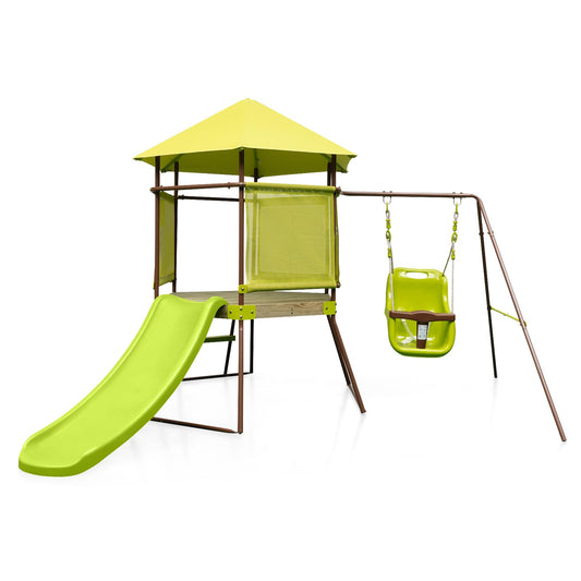 4 in 1 Heavy Duty Metal Swing Frame with Baby Swing