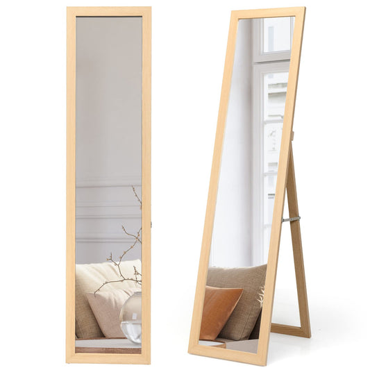153 x 37 cm Wooden Frame Rectangle Full Length Mirror