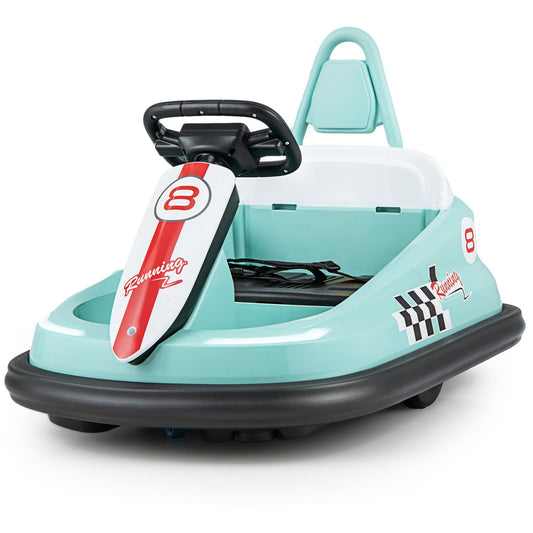 Electric kids Ride-on Bumper Car with 360° Spinning and Dual Motors